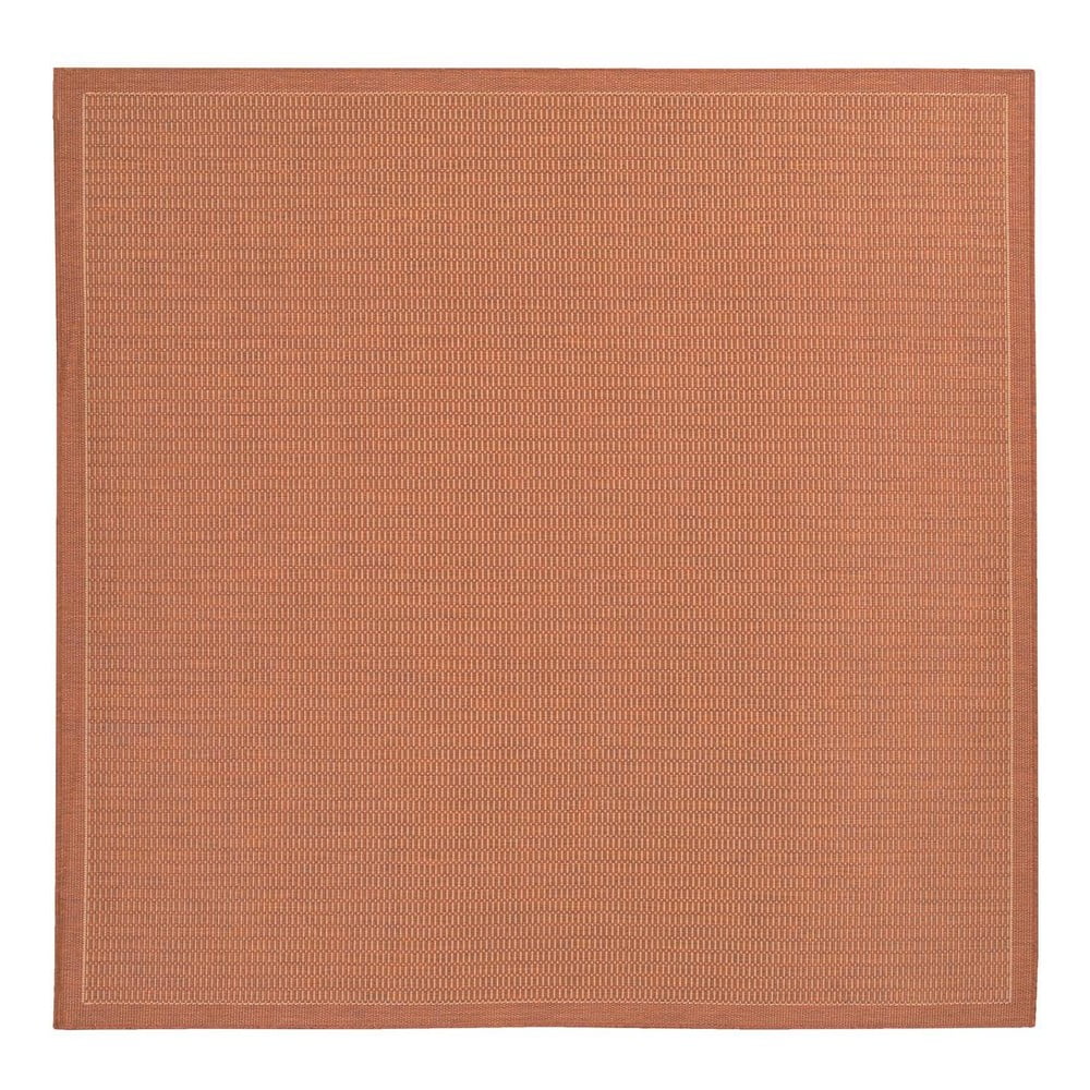 Oranžový venkovní koberec Floorita Tatami, 200 x 200 cm