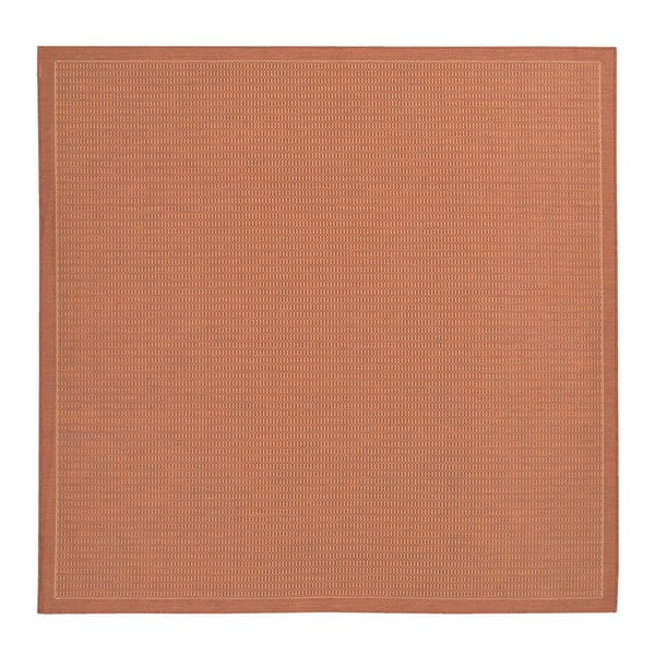 Oranžový venkovní koberec Floorita Tatami, 200 x 200 cm