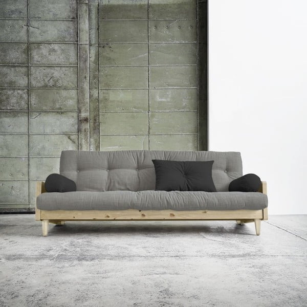Rozkládací pohovka Karup Indie Natural/Granite Grey/Dark Grey-image-2