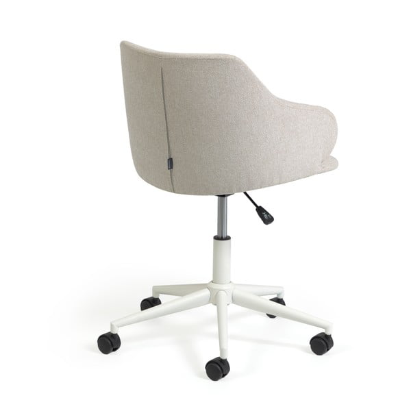 Světle šedá kancelářská židle Kave Home Einara-image-4