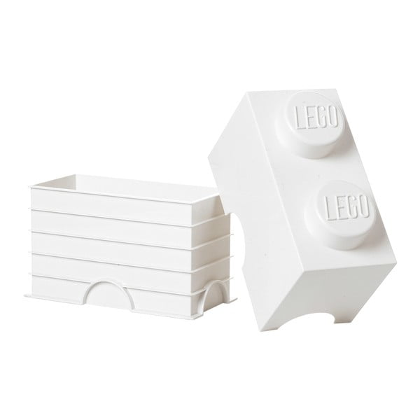 Bílý úložný dvojbox LEGO®-image-3