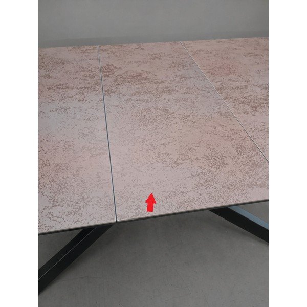 Rozkládací jídelní stůl s přídavnou deskou s keramickou deskou 100x200 cm Irwine - II. jakost – Actona-image-3