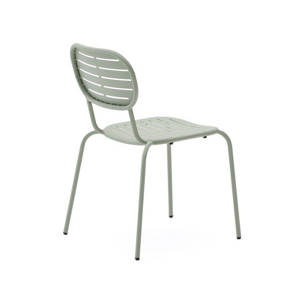 Kovová zahradní židle v mentolové barvě Brai – Kave Home-image-4