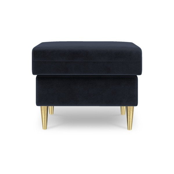 Tmavě modrý puf Mazzini Sofas Muguet, 60 x 45 cm-image-2