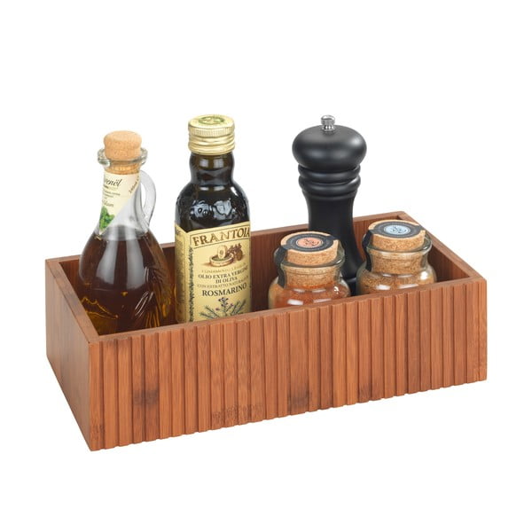 Bambusový úložný box v přírodní barvě 30x15x8 cm Mera – Wenko-image-4
