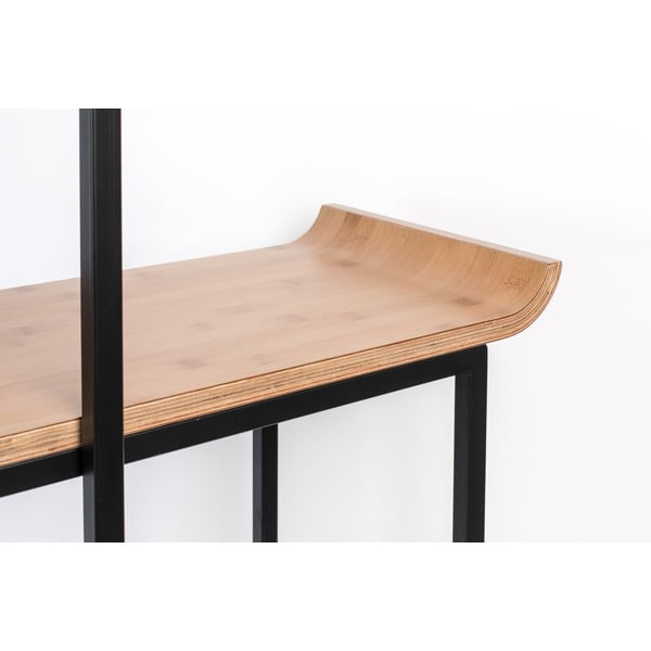 Bambusový regál v černo-přírodní barvě 114x148 cm Flodka – Zuiver-image-1