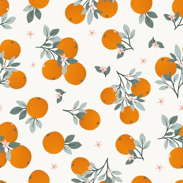 Dětská tapeta 10 m x 50 cm Tangerine – Lilipinso