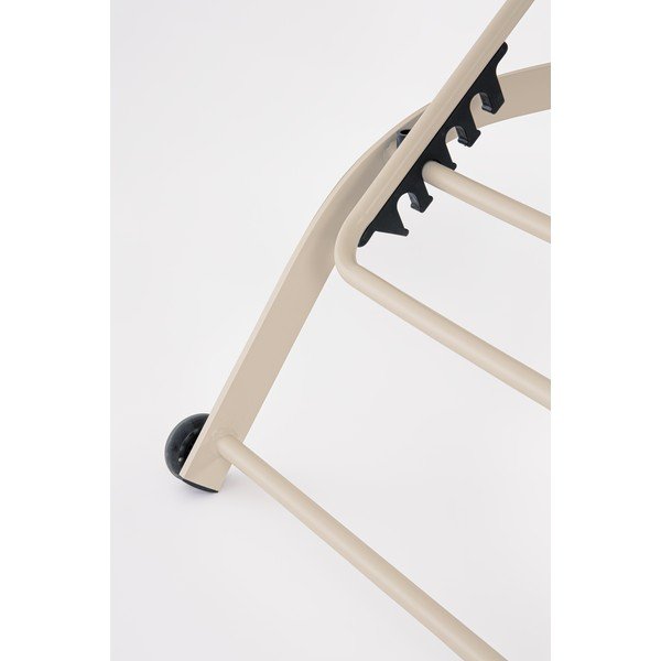 Kovové zahradní lehátko v přírodní barvě Taylor – Bizzotto-image-4