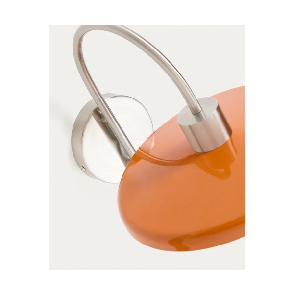 Oranžové nástěnné svítidlo ø 27 cm Nuvira – Kave Home-image-3