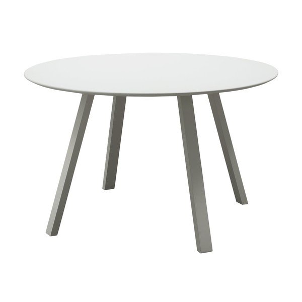 Kovový kulatý zahradní jídelní stůl ø 120 cm Auke – WOOOD