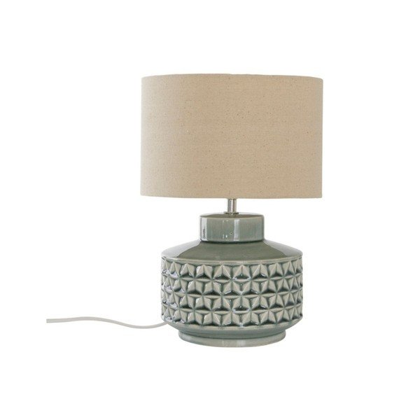 Šedá/béžová keramická stolní lampa (výška 35 cm) Monica – Jotex