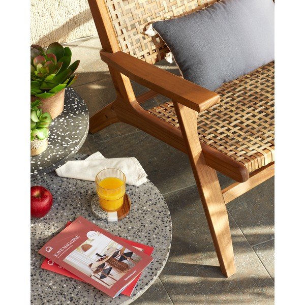 Šedý příruční stolek Kave Home Melano-image-3