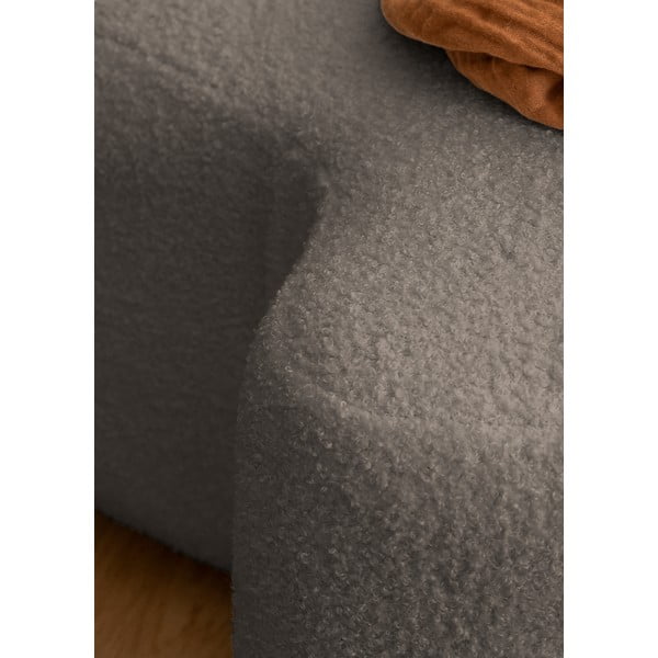 Hnědý taburet z textilie bouclé Miuf – Miuform-image-4