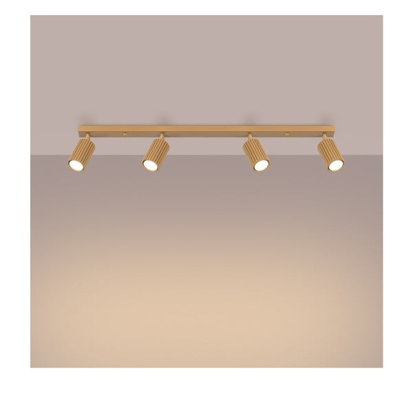 Bodové svítidlo ve zlaté barvě 6,5x81 cm Gleam – Sollux-image-2