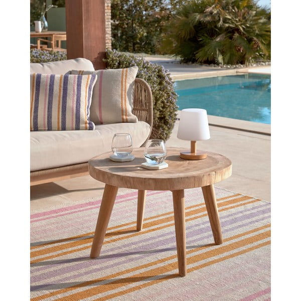 LED stmívatelná stolní lampa v přírodní barvě (výška 22 cm) Ambar – Kave Home-image-1