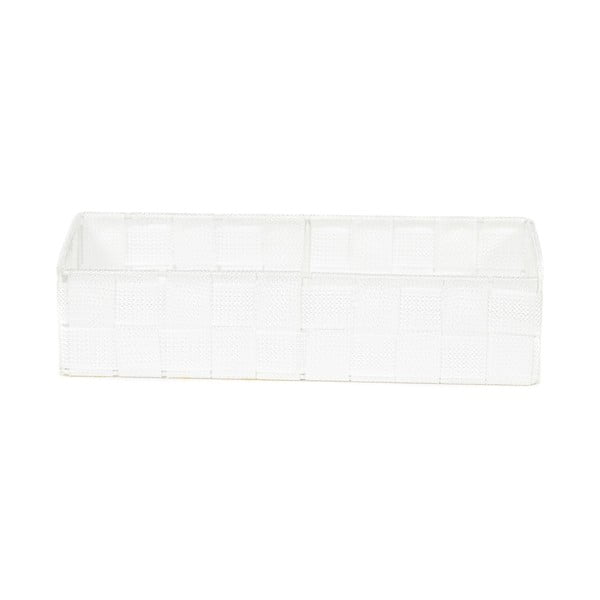Bílý koupelnový organizér Compactor Stan, 12 x 30 cm