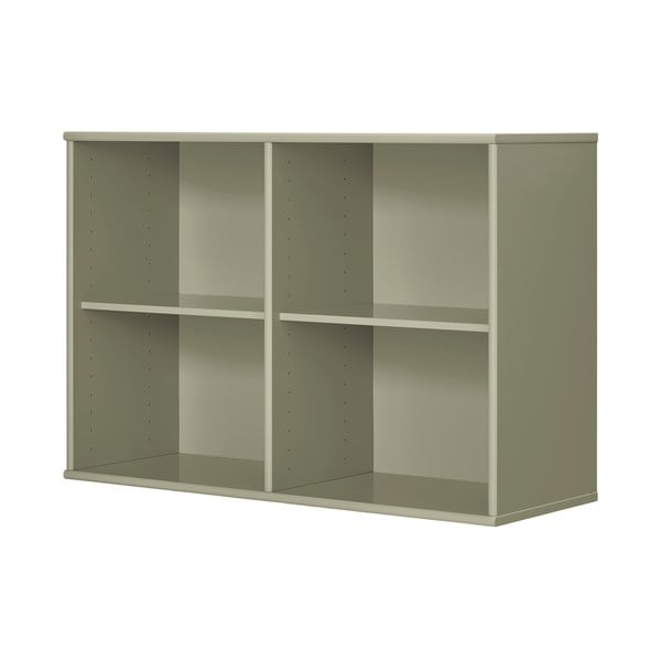 Khaki závěsná knihovna 89x61x32,5 cm Mistral – Hammel Furniture-image-1