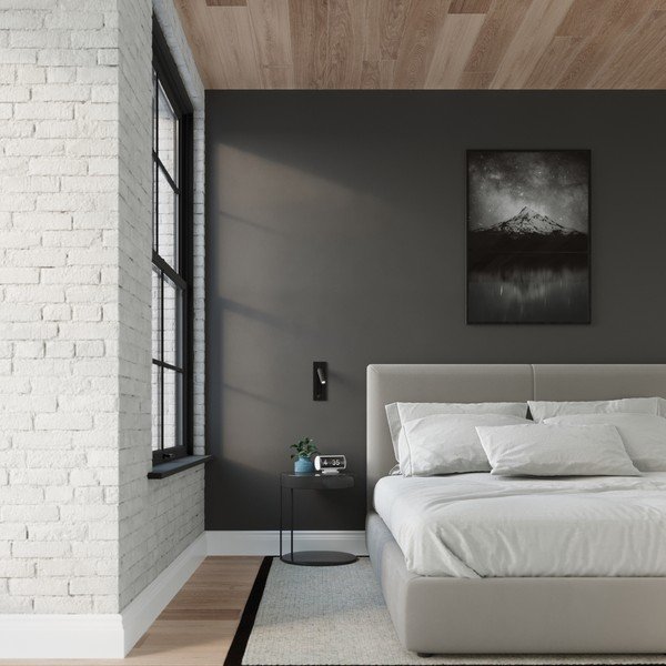 Černé kovové nástěnné svítidlo Chimery – Sollux-image-4