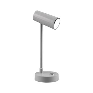 Světle šedá LED stmívatelná stolní lampa (výška 28 cm) Lenny – Trio
