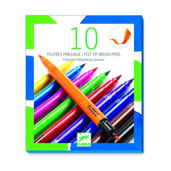 Sada 10 oboustranných fixů Djeco-image-1