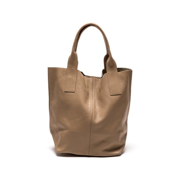 Kožená kabelka Anna Luchini 187 Fango-image-1