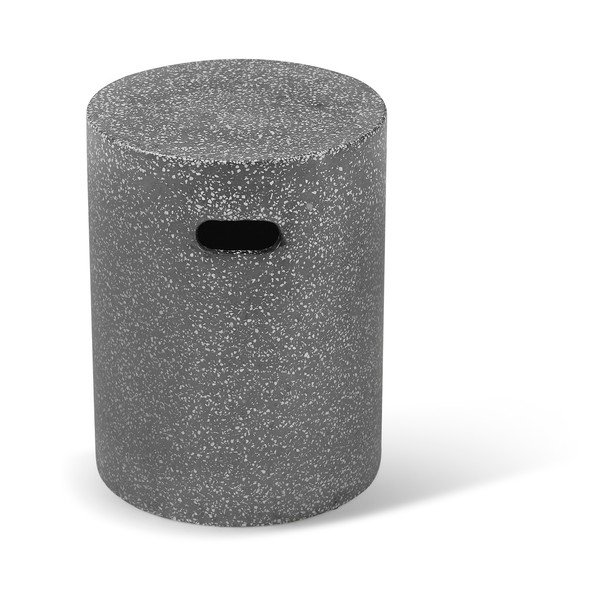 Černý zahradní odkládací stolek Bonami Selection Loris, ø 35 cm-image-1