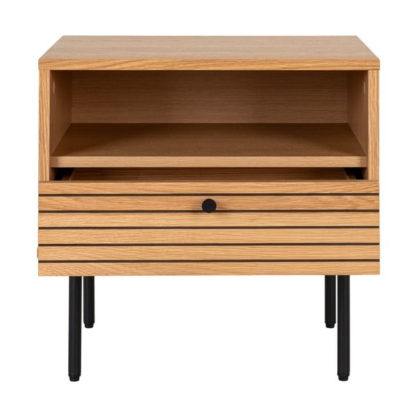 Odkládací stolek s deskou v dubovém dekoru 40x50 cm Kyoto – House Nordic-image-3