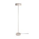 Béžová stojací lampa s kovovým stínidlem (výška 140 cm) Riqueza Palo – Leitmotiv