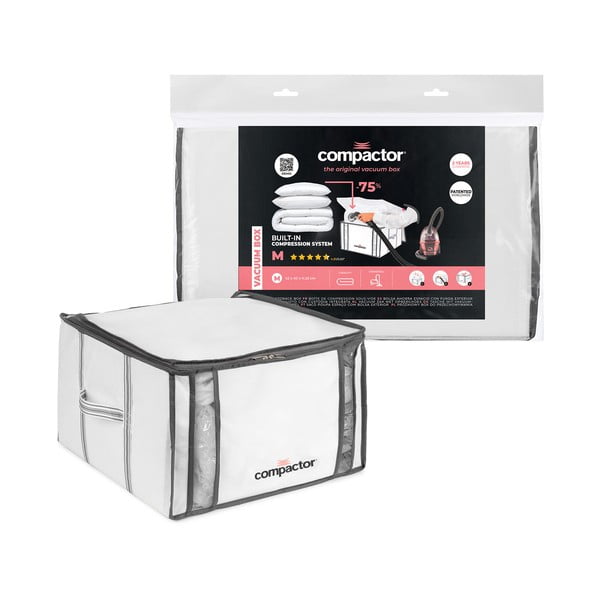Vakuový vyztužený látkový úložný box na oblečení 42x25x25 cm Life – Compactor