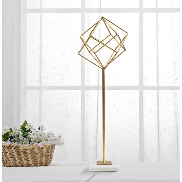 Soška ve zlatém dekoru Mauro Ferretti Cube-image-1