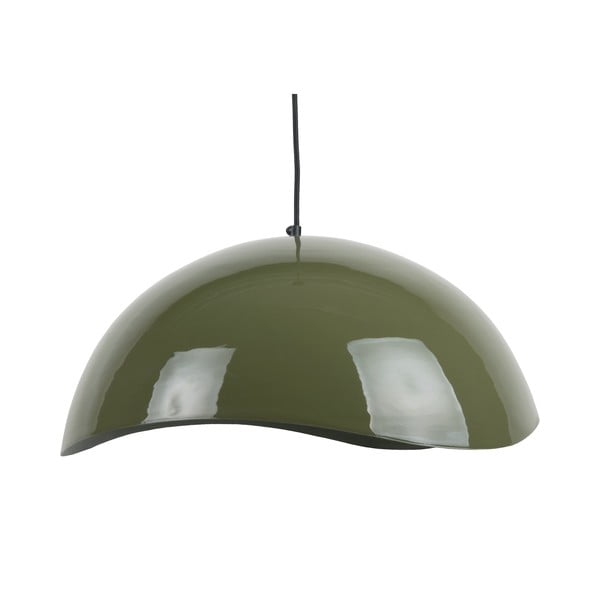 Zelené závěsné svítidlo s kovovým stínidlem ø 50 cm Waved – Leitmotiv