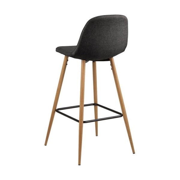 Barová židle v šedo-přírodní barvě 101 cm Wilma – Actona-image-2