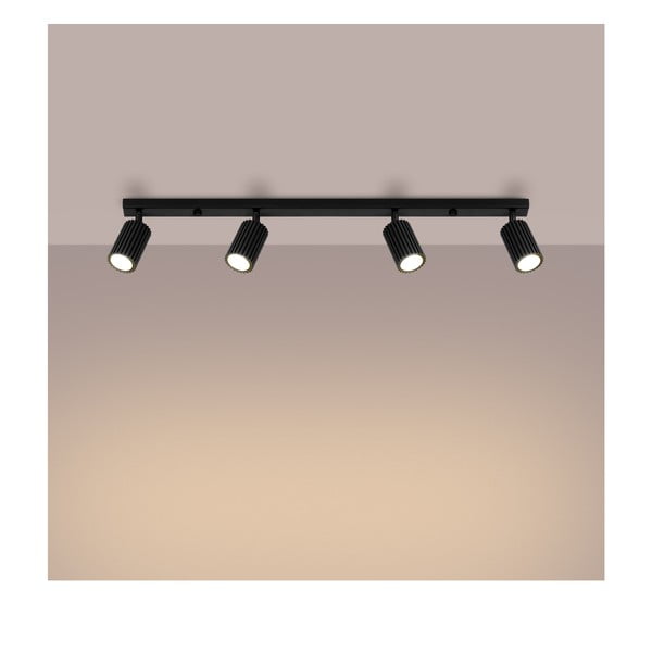 Černé bodové svítidlo 6,5x81 cm Gleam – Sollux-image-2