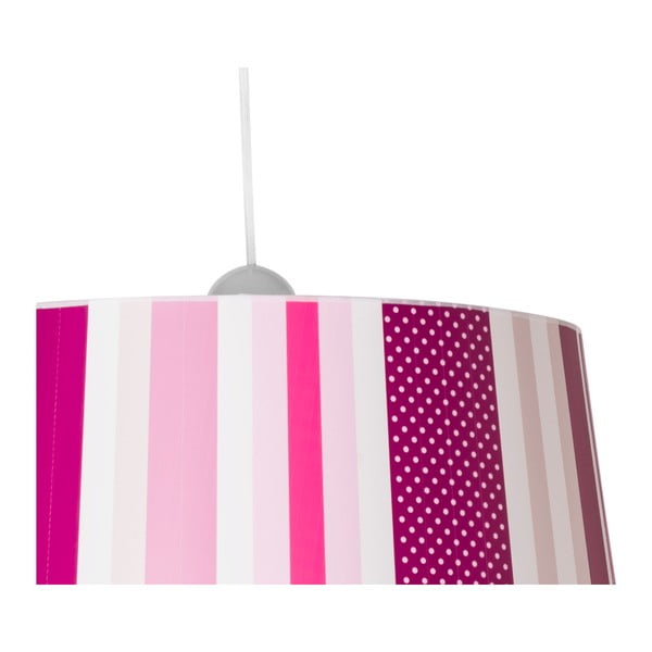 Růžové závěsné svítidlo SULION Lines-image-1