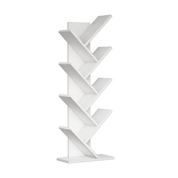 Bílý regál 46x128,5 cm Hitit – Kalune Design