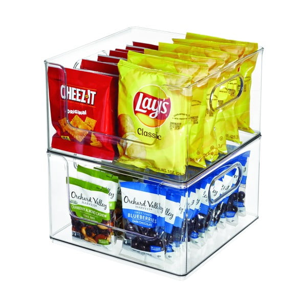 Transparentní úložný box iDesign The Home Edit, 25.4 x 25.4 cm-image-4