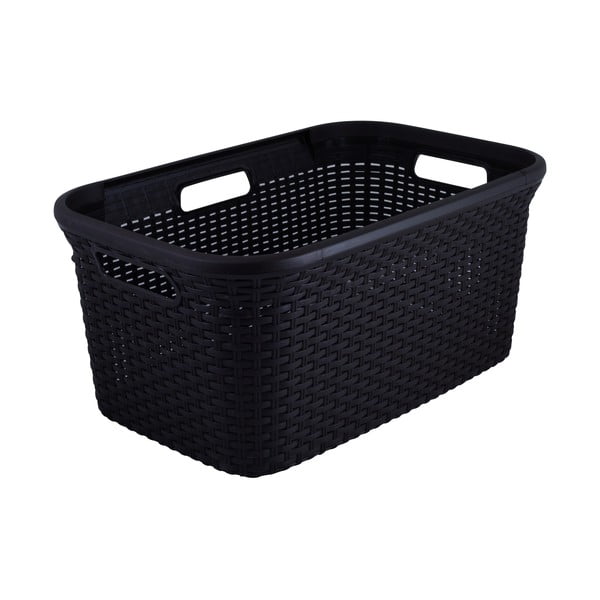 Hnědý koš na prádlo Curver Style Basket, 45 l