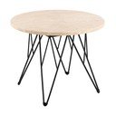 Kulatý odkládací stolek s deskou v dekoru mramoru ø 55 cm Prunus – Actona