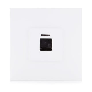 Bílé nástěnné hodiny Tomasucci Mix White