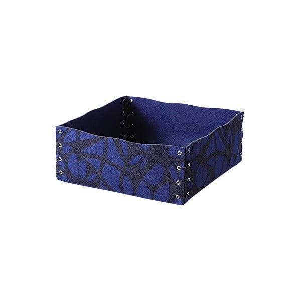 Plstěná krabička 12x6 cm, modrá