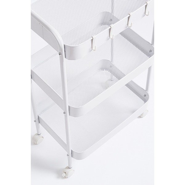 Kovový servírovací stolek na kolečkách 29,5x41 cm Leiky – Yes Everyday-image-4