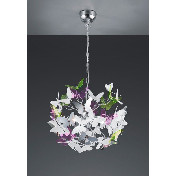 Dětský lustr s plastovým stínidlem ø 50 cm Butterfly – Reality-image-3