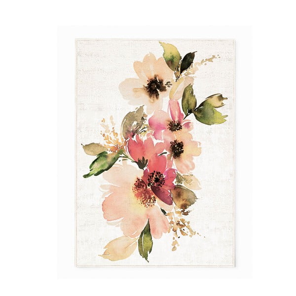 Bílo-světle růžový pratelný koberec 140x220 cm – Oyo Concept