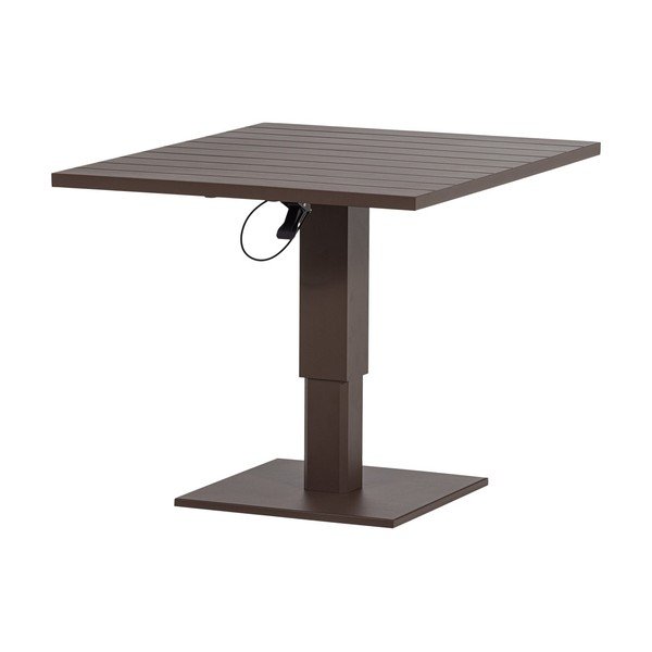 Kovový zahradní jídelní stůl 80x100 cm Tesso – WOOOD-image-3