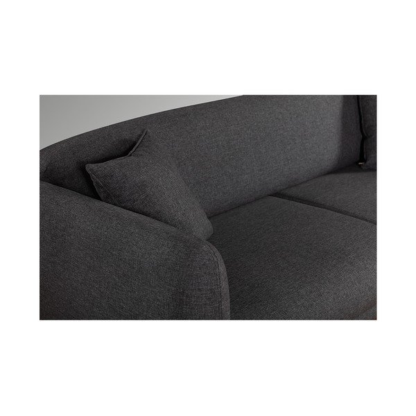 Tmavě šedá rozšiřitelná pohovka Pandia Home Mallorca-image-3