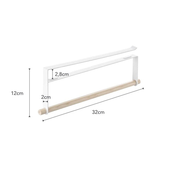 Bílý držák na utěrky YAMAZAKI Tosca-image-3