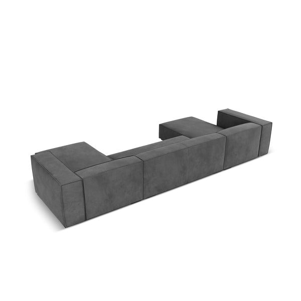 Šedá rohová pohovka (do "U") Madame – Windsor & Co Sofas-image-3