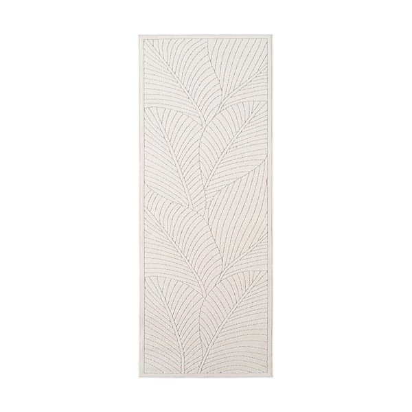 Krémový vnitřní a venkovní běhoun 80x250 cm Nova 1203 – Ayyildiz Carpets