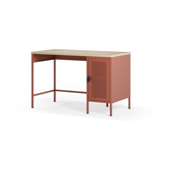Pracovní stůl s deskou v dubovém dekoru 60x120 cm Sayla – Marckeric-image-3