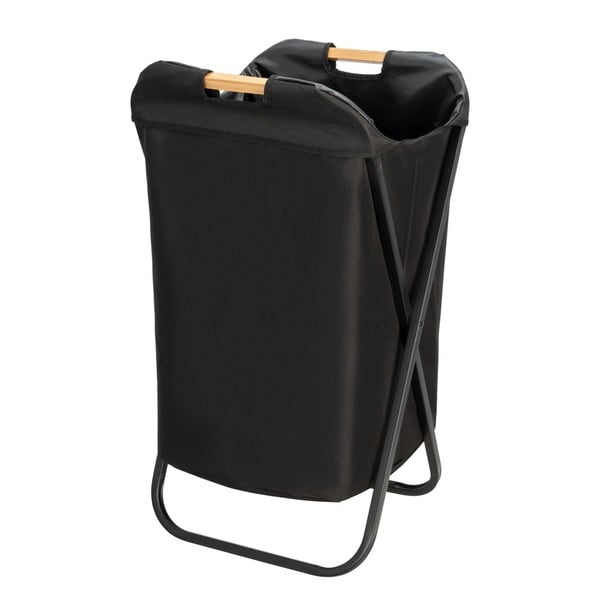 Černý skládací koš na prádlo Wenko Bin-image-3